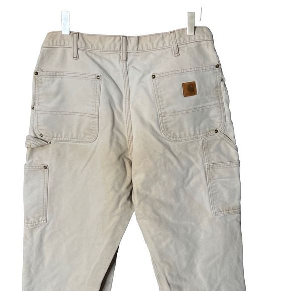 Carhartt Double Knee Dungaree Pants 34X32 - Picture 5 of 6